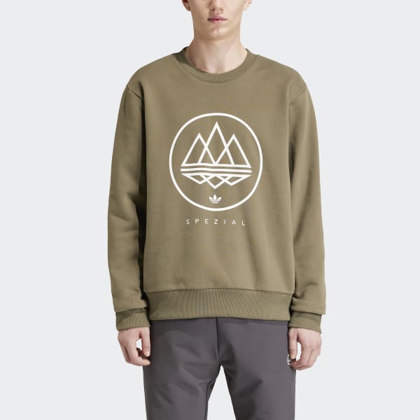 Adidas spzl mod trefoil crew sweat 2025