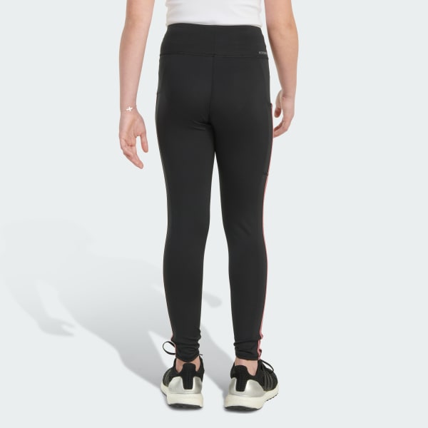 Girls black adidas leggings top