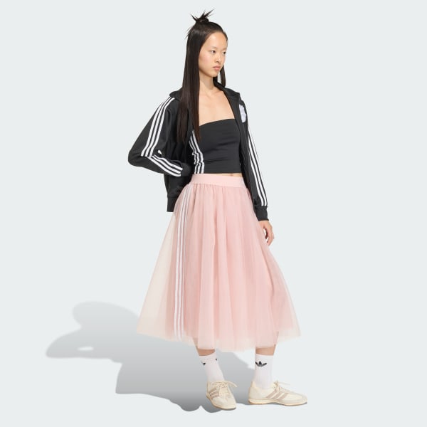 Rozowy SPÓDNICA ADIDAS ORIGINALS TULLE