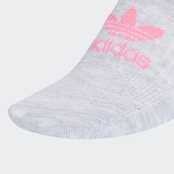 adidas Classic Superlite No Show Socks 6 Pairs Grey Women s
