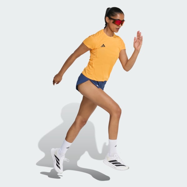 Blue Adizero Essentials Running Split Shorts