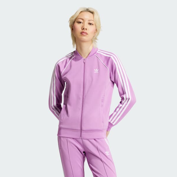 Purple Adicolor Classics SST Track Top