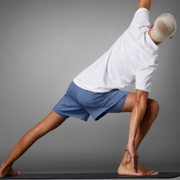 Blue Designed for Training Yoga Premium 2-in-1 Shorts