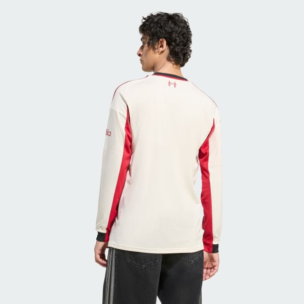 リバプール　Liverpool away long sleeve 25/26 LFC Adidas メンズ 25/26 アウェイロングスリーブジャージ