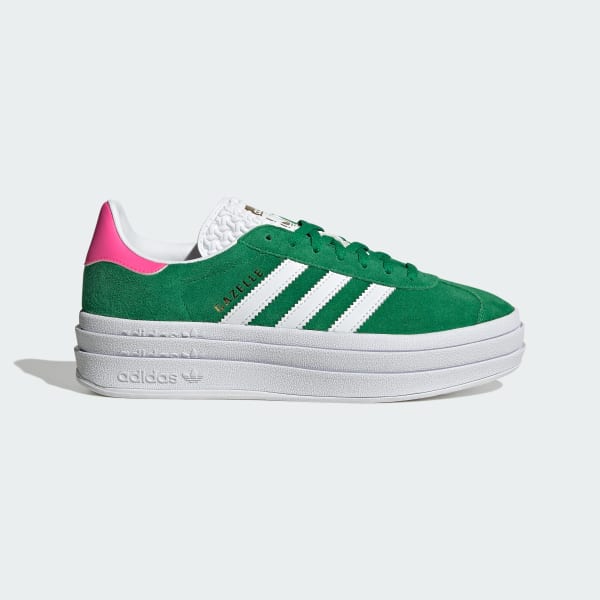 Zapatilla Adidas Gazelle Bold Verde Mujer