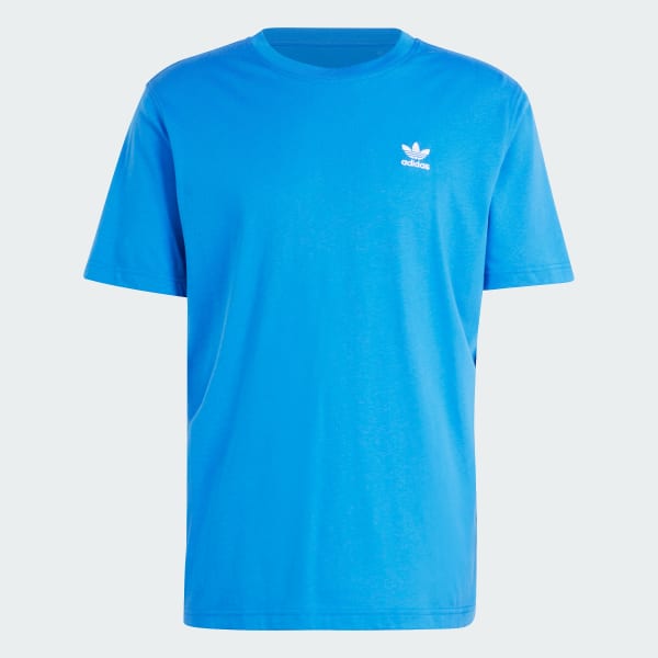adidas Trefoil Essentials Tee Blue Free Shipping with adiClub adidas US