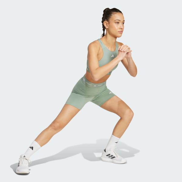 zelená Legíny TECHFIT Short
