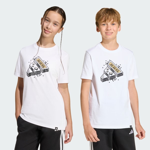 Blanco CAMISETA CON ESTAMPADO GAMING PARA NIÑOS