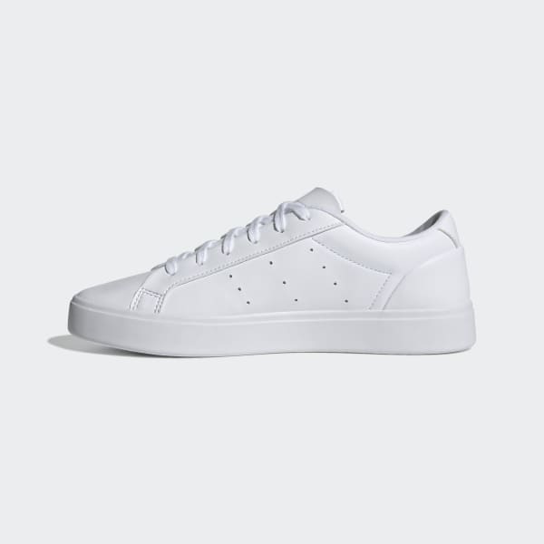 สีขาว รองเท้า adidas Sleek LRY02
