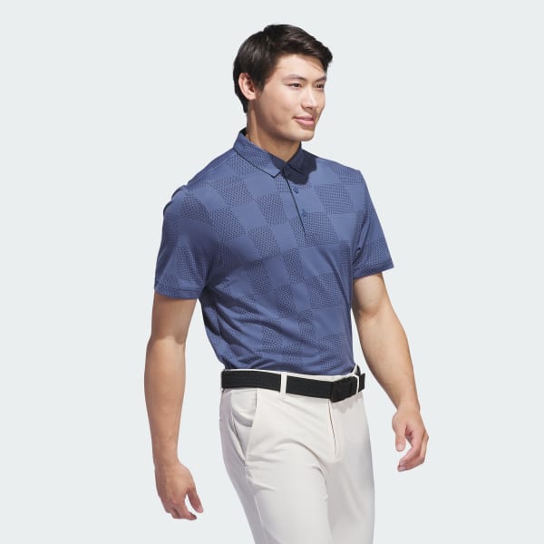 Blue Ultimate365 Textured Polo Shirt