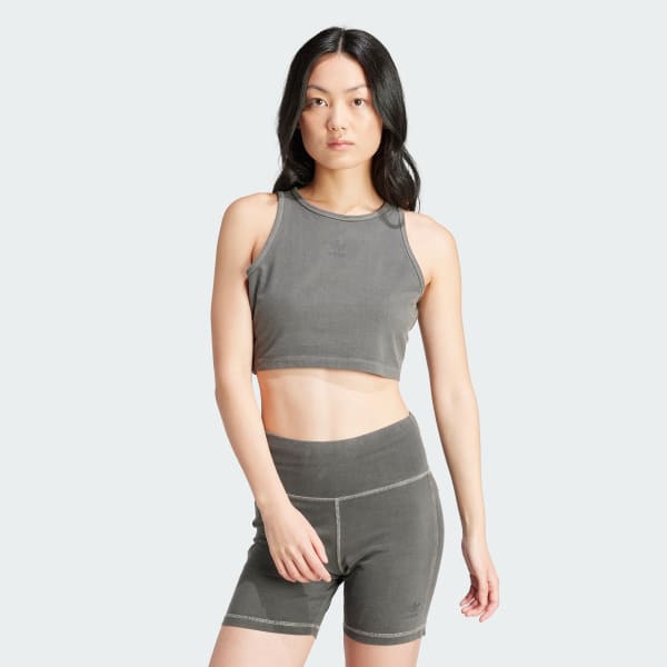 Negro Top sin mangas Essentials+