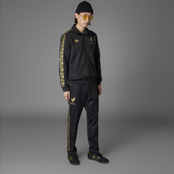 正規品 adidas メキシコ代表 シャツ 黒/黄 アディダス メキシコ代表 ゴールドユニフォーム - ブラック