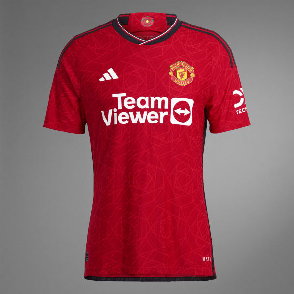 adidas Manchester United 23 24 Home Authentic Jersey Red