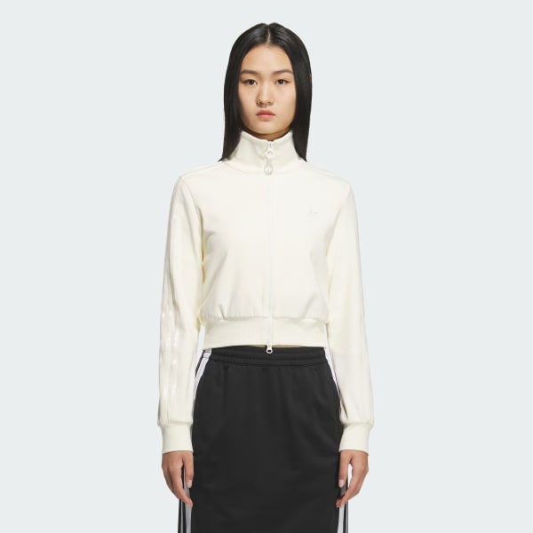 trang Áo Track Top Khoá Kéo Toàn Thân, Cổ Bo Gân