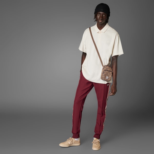 Burgundy FC Bayern Terrace Icons Track Pants