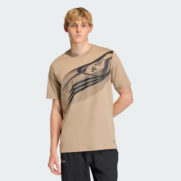 Green WAVE GRAPHIC TEE SHORT SLEEVE