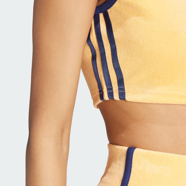 Adidas crop top orange shop