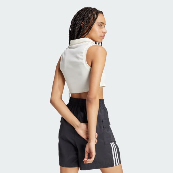 White Premium Originals Rib Top