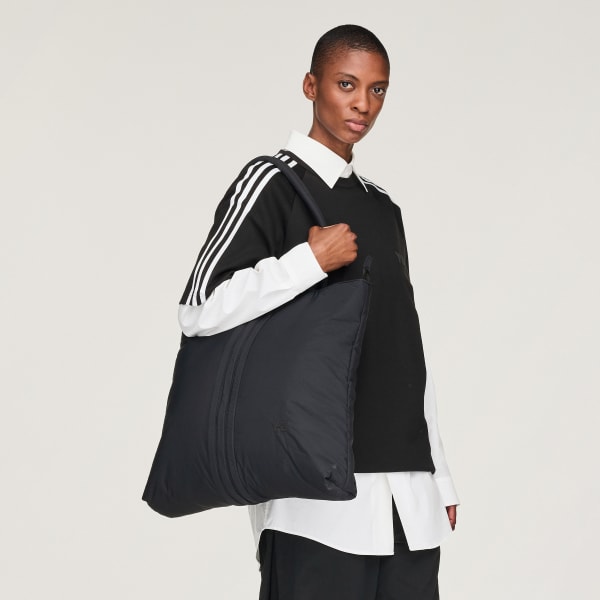 Siyah Y-3 Dolgulu Tote Çanta