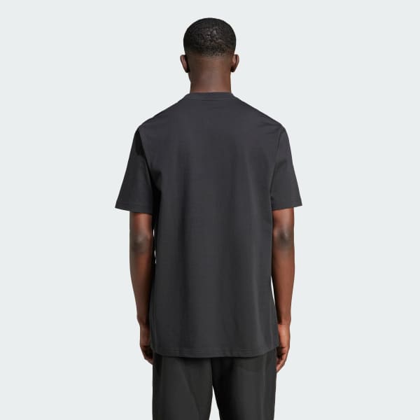Black Tie-Dyed Short Sleeve Tee