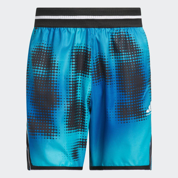 Turquoise adidas Crazy Lite AOP Short