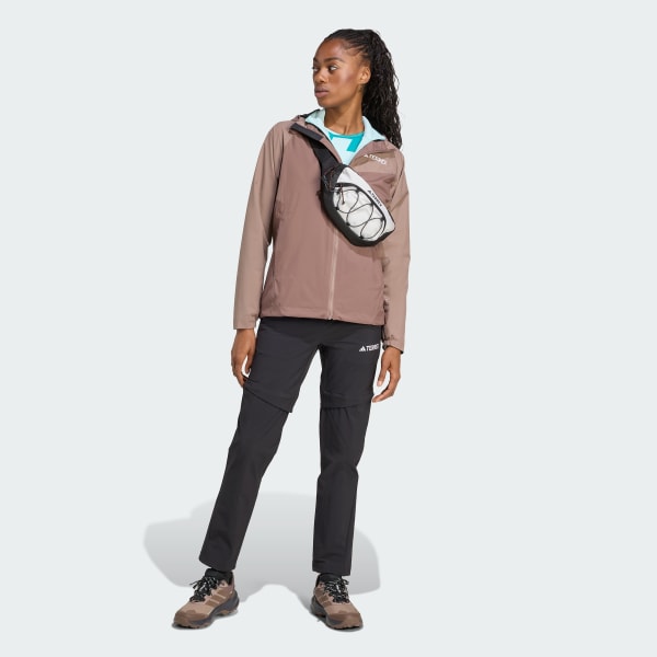 adidas Terrex Multi 2L RAIN.RDY Jacket - Brown | Free