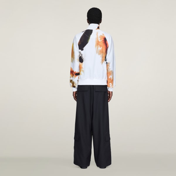 สีขาว เสื้อแทรคพิมพ์ลายทั้งตัว Y-3 - 3-Stripes