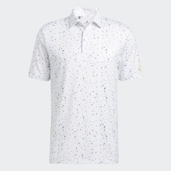 Green Flag-Print Polo Shirt DG832