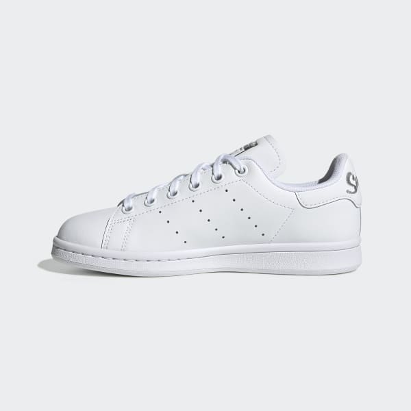 Kids' Stan Smith Shoes in White and Silver | adidas UK