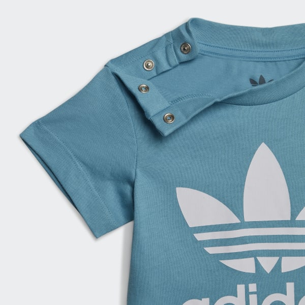 Blau Trefoil T-Shirt