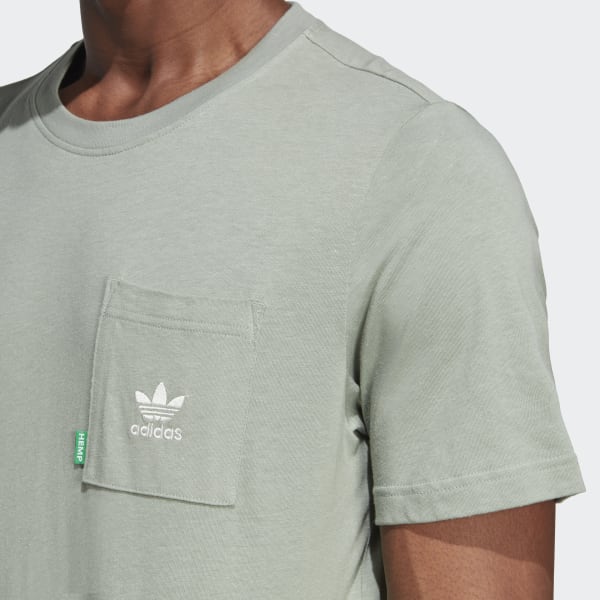 สีเขียว เสื้อยืด Essentials+ Made With Hemp