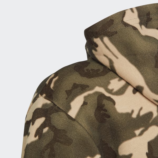 Beige Camo hættetrøje