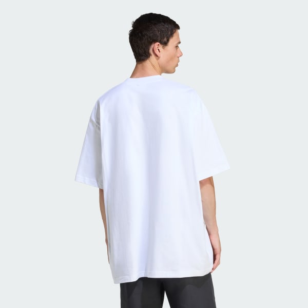 สีขาว เสื้อยืด Front 3-Stripes