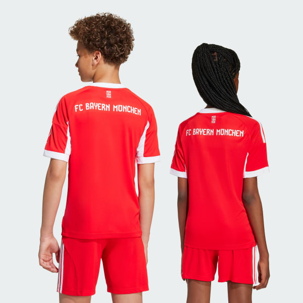 Rojo Jersey Local FC Bayern 25/26 para Niños