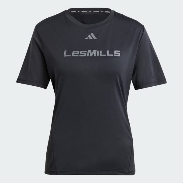 ブラック Les Mills グラフィック 半袖Tシャツ