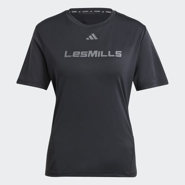 adidas アディダス レディース パフォーマンス Les Mills グラフィック 半袖Tシャツ JJ1430 アディダス Les Mills グラフィック 半袖Tシャツ - ホワイト