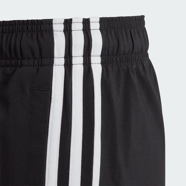 Black Essentials 3-Stripes Woven Shorts
