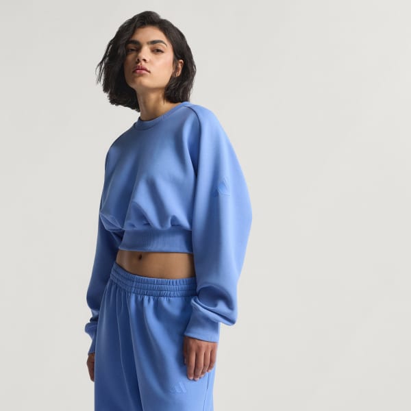 modrá Mikina Soft Lux Loose