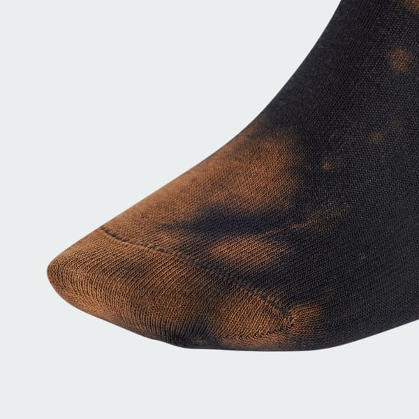 Brown Acid-Washed Crew Socks 2 Pairs