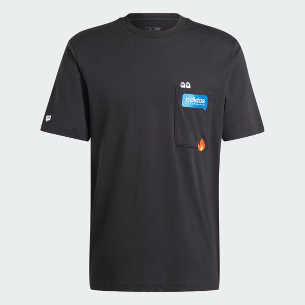 Preto T-shirt Remoji