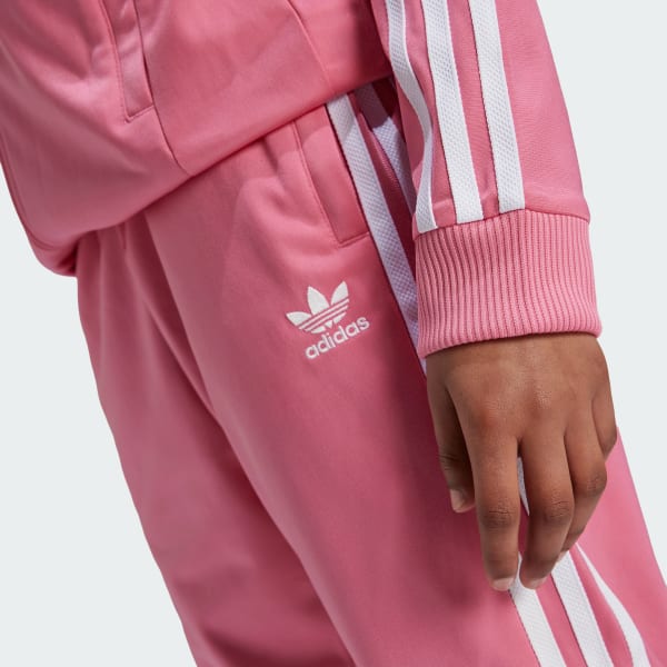 Adidas snap pants pink clearance