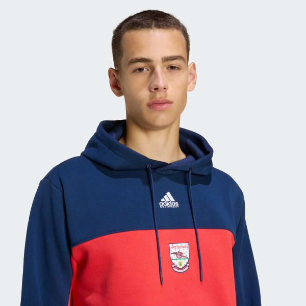 adidas Arsenal 92-94 Hoodie - Red | Free Shipping with