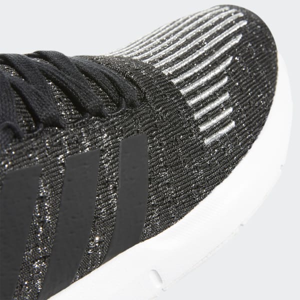 adidas swift run black and white womens