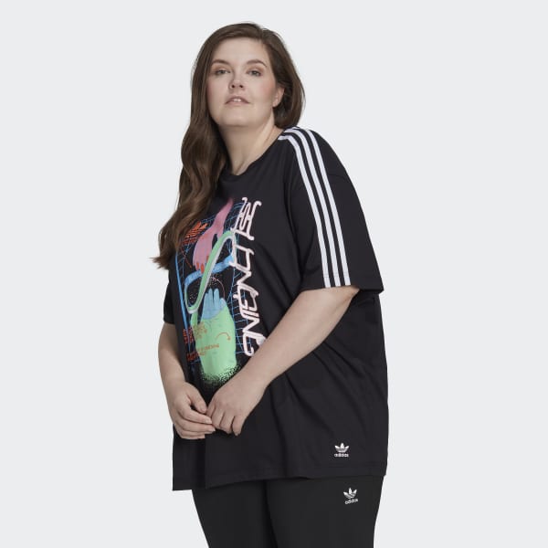 cerná Tričko (plus size) ETW20
