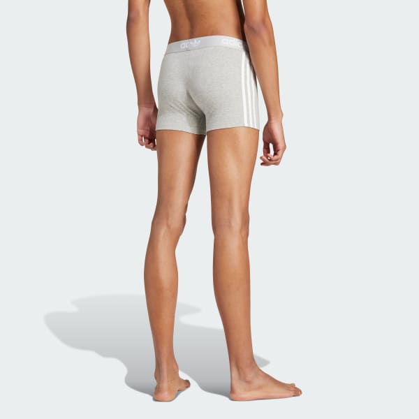 Schwarz Comfort Flex Cotton 3-Stripes Trunk Underwear