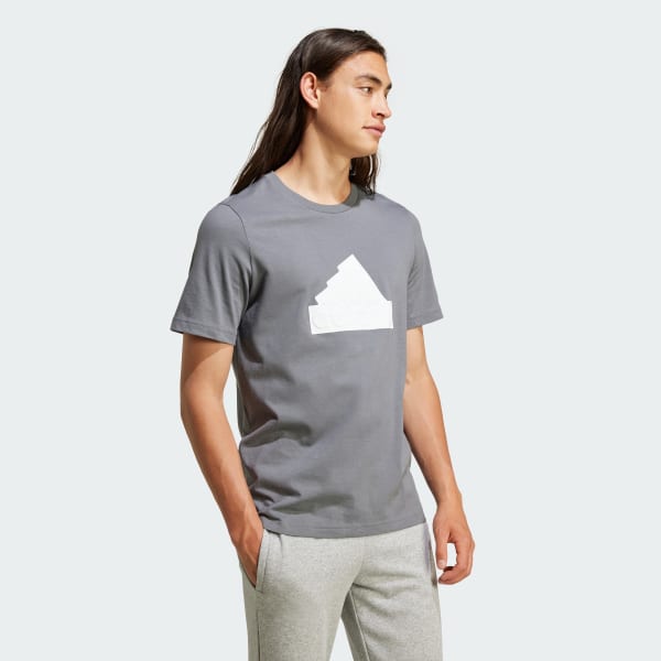 Grey Future Icons Badge of Sport Tee