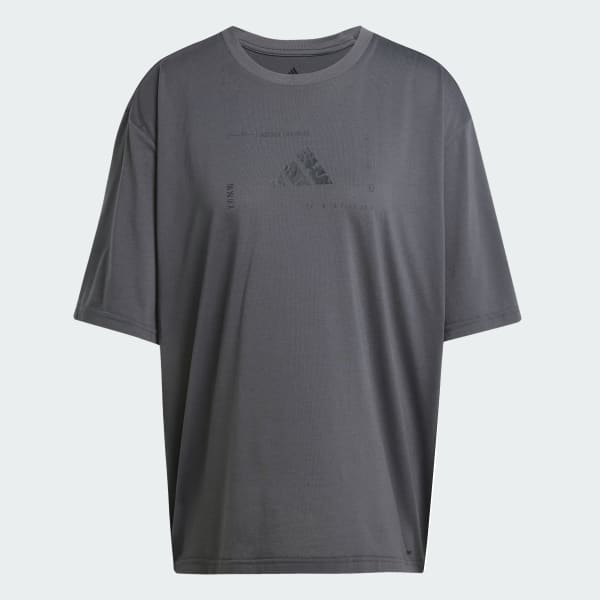 Grey Climacool Training Animal Logo Graphic Tee