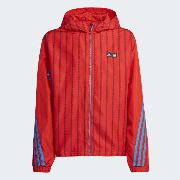 Czerwony adidas x Classic LEGO® Windbreaker