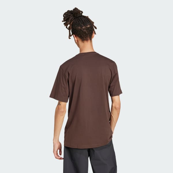 Brown adidas Originals Tee