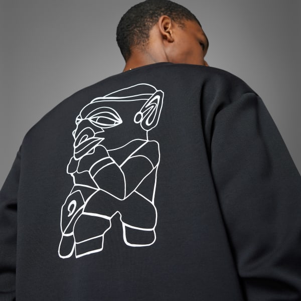スウェット・トレーナー adidas Arsenal x Labrum Seasonal Doubleknit Crew Sweatshirt Adidas Arsenal x Labrum Seasonal Doubleknit Men's Crew